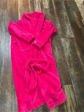 Victoria's Secret Hot Pink Plush Robe